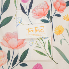 Load image into Gallery viewer, Field of Flowers Tea Towel