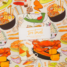 Load image into Gallery viewer, Let's Makan! Tea Towel
