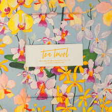 Load image into Gallery viewer, Orchids Tea Towel
