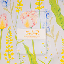 Load image into Gallery viewer, Soft Blooms Tea Towel
